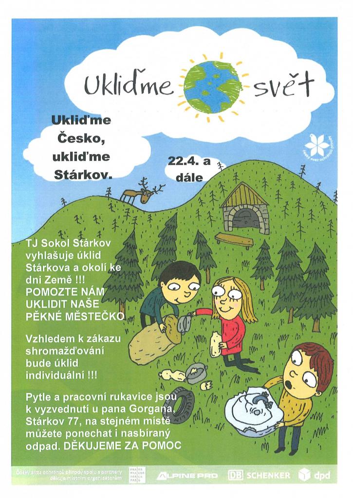 Ukliďme Česko leták